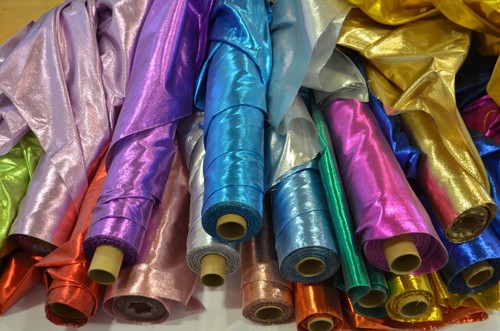 Tissue lame fabric wide - lame,