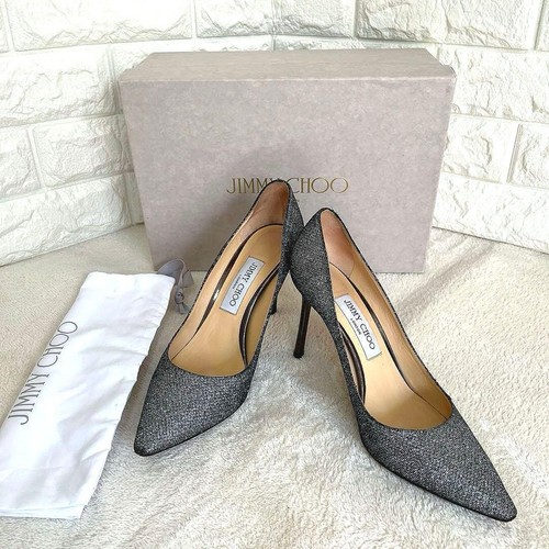 Jimmy choo glitter lame pumps - jimmy,