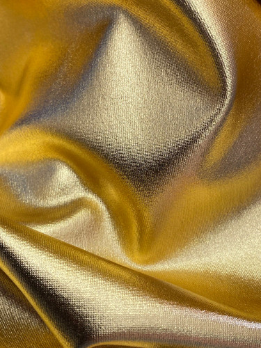 Metallic gold foil lame four - foil,