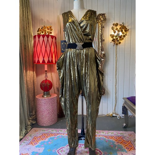 1980s style gold lame