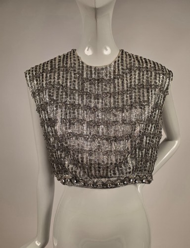 Vintage 1960 silver - 1960’s, lame