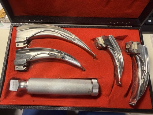 Vintage laryngoscope set - vintage,