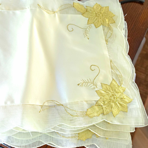 Trim home embroidered gold - trim,