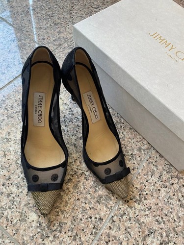 Jimmy choo lame toe pumps - jimmy,