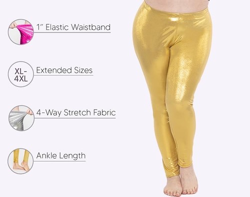 Stretch comfort gold lame - comfort,