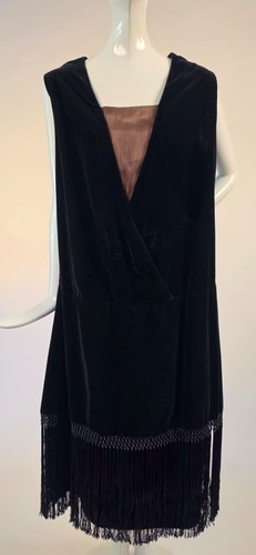 Flapper 1920 black cotton - 1920’s,
