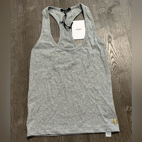 Balmain silver sparkly lame - balmain***silver,