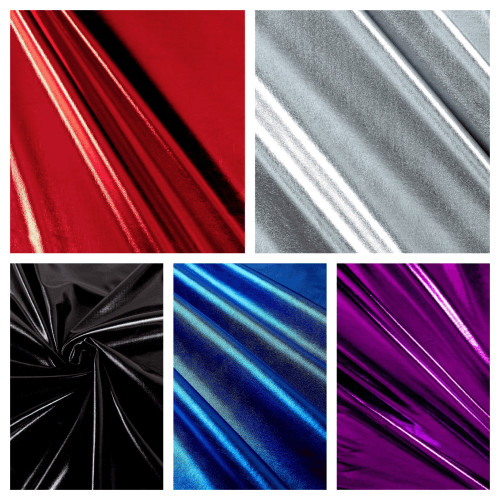 Foil lame metallic stretch - foil,