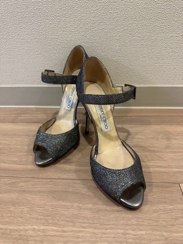 Jimmy choo lame open toe - choo, strap